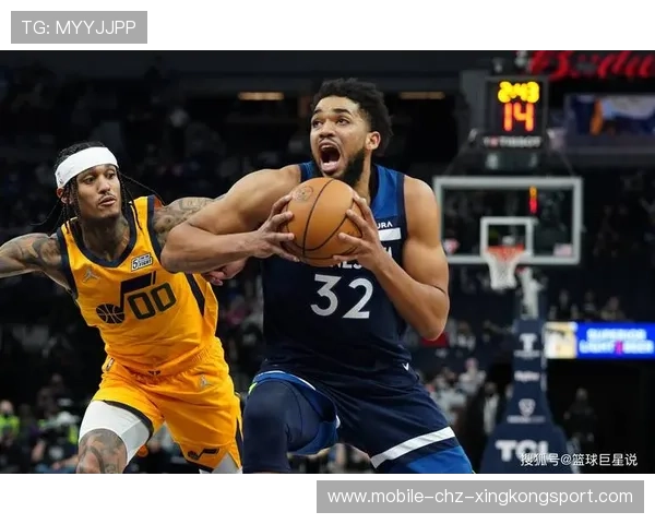 唐斯稳稳接球轻松挑篮，森林狼不断扩大分差